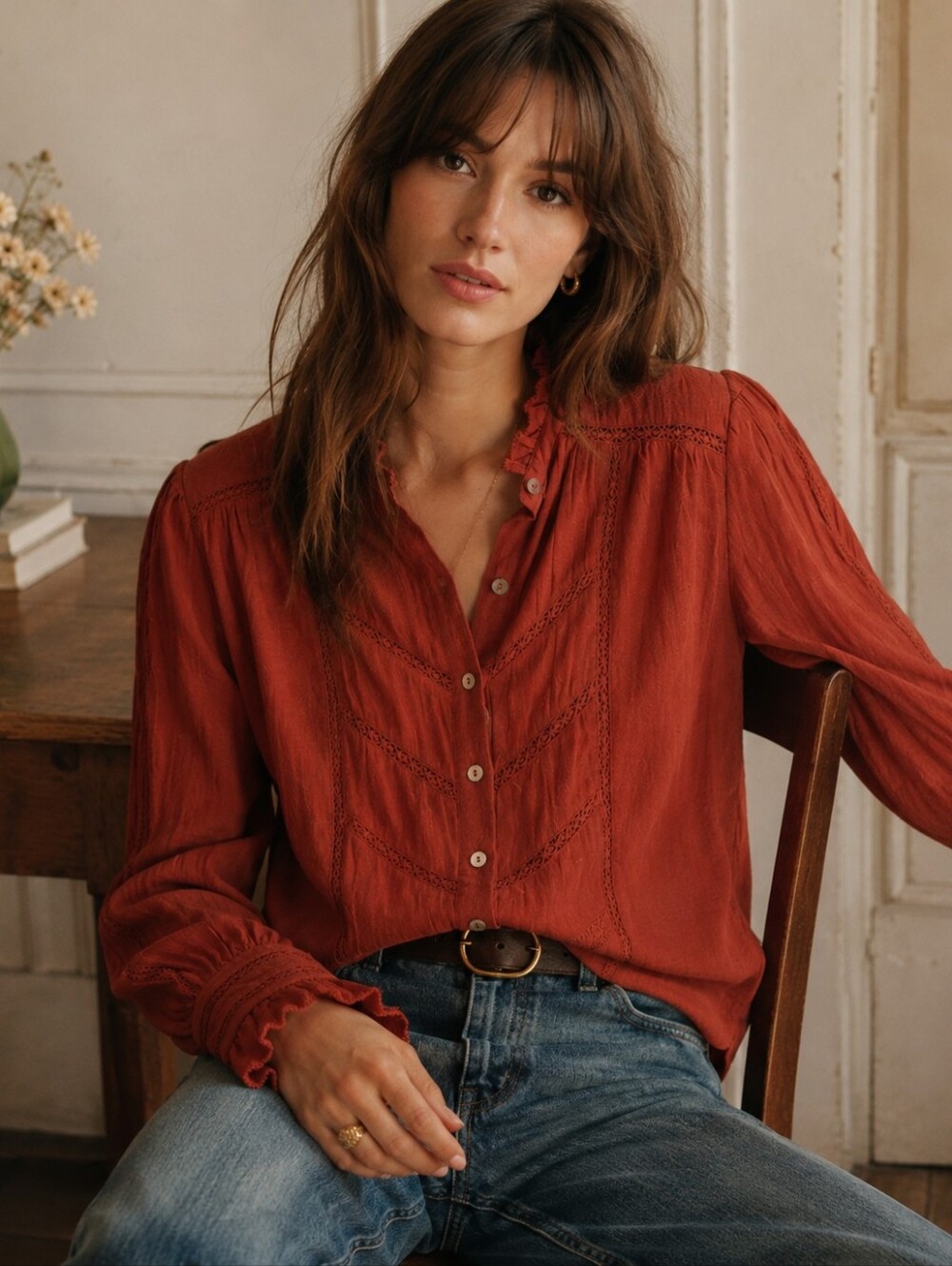 Sundance Louisa Blouse Size PXS